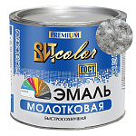 Эмаль с молотковым эффектом  "Серебристая" 2,4 кг.