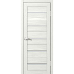 Дверной блок ДО Модель 5С Ларче бел. мат. стекло 2,1х1,0 (2,0х0,9) с коробкой ЭкоШпон