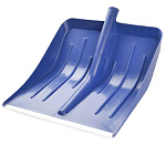 Лопата снеговая 415х400мм Метелица, алюм. планка, цветная