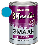 Эмаль светло-голубая ПФ 115 ГОСТ ВИТ color/ВИТ колор   0,8 кг.