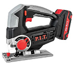 Лобзик аккумул. PST20H-80A/1 ONEPOWER (20В, пропил 80мм, 0-2400ход/мин, БЗП, 1акб. 2Ач, ЗУ ЗА, кейс)