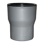 Муфта канализ. внутренняя однораструбная переходная чугун/пластик 125х110мм с уплотнителем СИНИКОН