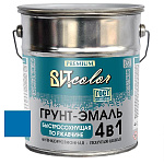 Грунт-эмаль  по ржавчине голубая быстросохнущая ВИТ color  4 кг.