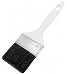 Кисть плоская PROFI для грунта 50х15мм, черная синтет. щетина, пласт. ручка 