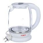 Чайник эл. LEBEN 1,7л 1850Вт, скрытый нагр. элемент, автооткл., стекло, поддержание темпер.