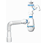 Сифон Ани Грот 1 1/2"х40 с носиком с г/тр. 40х50. А2015