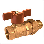 Кран шар. со сгоном 3/4" бабочка 