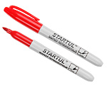 Маркер перманентный фетровый красный STARTUL PROFI