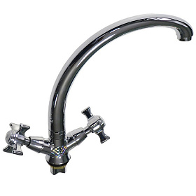 Смеситель кухонный Нева металлокерамика