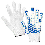 Перчатки х/б с ПВХ покрытием  СУПЕР ЛЮКС бел. 