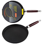 Сковорода блинная чугунная PCIF-24, диам - 24 см, в конверте,  промасл. покрытие