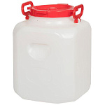 Бочка пласт. 40л. Дачная квадратная белая