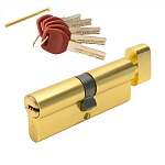 Механизм цилиндровый JM-80-C-G золото АVЕRS ключ-завертка, 5 ключей