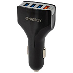 Автомобильное зарядное устройство Energy ET-17A, 4 USB, Q3,0 черный