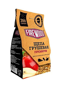 Щепа для коптильни Груша 0,2кг Firewood 110503