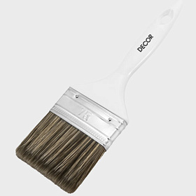Кисть плоская PROFI для лака 35х15мм, темная синтет. щетина, пласт. ручка 