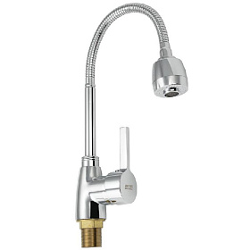 Смеситель кухонный MAYFAIR боковой, шаровый эластичный излив