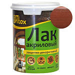 Лак защитно декоративный акриловый каштан ВИТtex 0,9 кг.