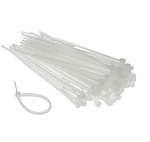 Хомут нейлоновый 3,6х200мм (100шт) белый