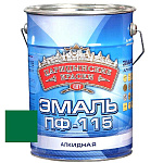 Эмаль зеленая ПФ 115  5 кг.