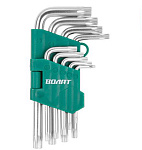 Набор ключей TORX Т10-Т50 9шт коротких