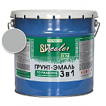 Грунт-эмаль по ржавчине 3 в 1 серая ВИТ color/ВИТ колор 10 кг.