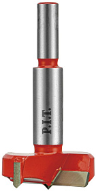 Сверло Форстнера с карбидными вставками P.I.T. Ø32x88мм, круглый хвостовик, центр. шип (AWOD02-0032)