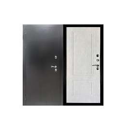 Дверь метал. 960х2050х107мм. правая ЭКОТЕРМАЛЬ Антик Серебро/Бетон Снежный МДФ