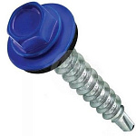 Саморез д/мет.черепицы 4,8х29 мм. (300 шт) синие RAL5005