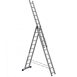 Лестница 3-секц. алюм. 3,9х7,0х10,0м (3*14)