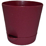 Горшок для цветов Элеганс 5,0л рубин