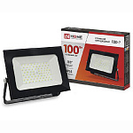 Прожектор светодиодный IN HOME СДО-7 100Вт 230В 6500K IP65 черный