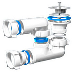 Сифон Ани д/душевого поддона регулир. 1 1/2"х40 Е210