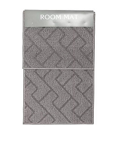 Набор ковриков для ванной и туалета, антискольз, 2 шт, 0.5х0.8, 0.39х0.48 м, ПЭ, хаки, A090030