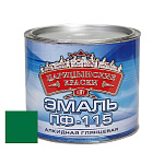 Эмаль зеленая ПФ 115  0,4 кг.