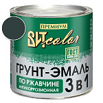 Грунт-эмаль по ржавчине 3 в 1 графитовый серый ВИТ color/ВИТ колор RAL 7024  2,6 кг.