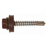 Саморез д/мет.черепицы 4,8х29 мм. (250 шт) корич. RAL8017