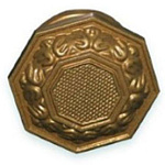 Ручка-кнопка 08-Ш (бронза) (РД-001) 