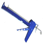 Пистолет для герметика с мет. фиксатором, 225 мм полукорп. "ЕРМАК"