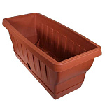 Ящик для цветов балконный 4,5л Классик 31см терракот