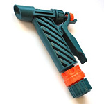 Пистолет поливочный с фиксатором с цанговым креплением 1/2 