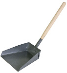 Совок хоз. метал. с дер. ручка малый