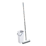 Набор швабра ПВА с ведром, полипропилен, ABS-пластик, швабра:28х5,5х129см, ведро: 16х13х35 см VETTA 