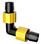 Соединитель капельной ленты (уголок) СКЛ-У16ЛЛ