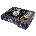 Газ.плита ЧИНГИСХАН портативная (с переходником) в кейсе