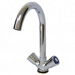 Смеситель д/кухни 1/2 кер. Казань КС 540167 мет. мах, лат. гайка, б/подводки