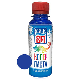 Паста колеровочная синяя, 0,1 л.