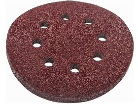 Круг шлифовальный Р80 d125мм (10 шт) с липучкой 