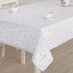 Клеенка столовая 1,37х20м. Сильвано Жемчуг ZG-6262A на тканевой основе