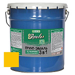 Грунт-эмаль по ржавчине 3 в 1 желтая ВИТ color 20 кг.